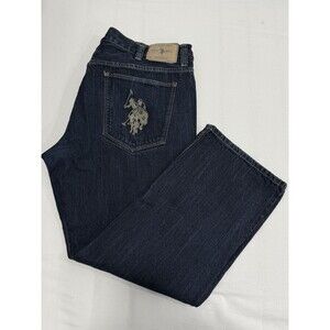 Polo Assn Embroidered Baggy Denim Jeans Size 40x30